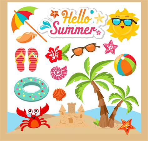 free printable summer clip art